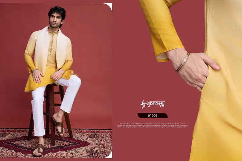 Ethnic Vogue By Shubhvastra Rayon Mens Kurta With Dupatta Online Wholesale